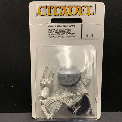 Warhammer 40,000 Dark Angels Azrael, Supreme Grand Master (METAL) (Out of Print) (NEW) (SEALED)