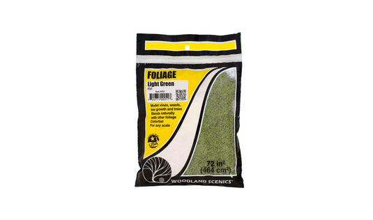 Woodland Scenics Foliage: Light Green Bag