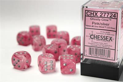 Chessex 16mm D6 12 Die Dice Set