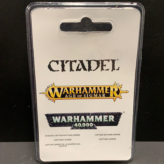 Warhammer 40,000 Shadow Captain Kayvaan Shrike (Finecast) (Out of Print) (NEW) (SEALED)