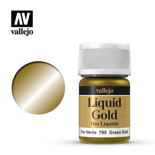 Vallejo - Model Color Metallics: Green Gold (35 ml)