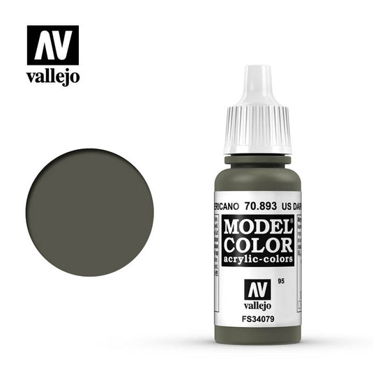 Vallejo Model Color - US Dark Green (17 ml)