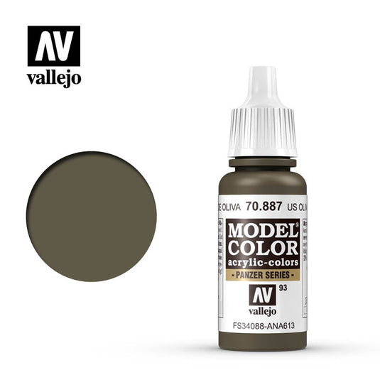 Vallejo Model Color - US Olive Drab (17 ml)