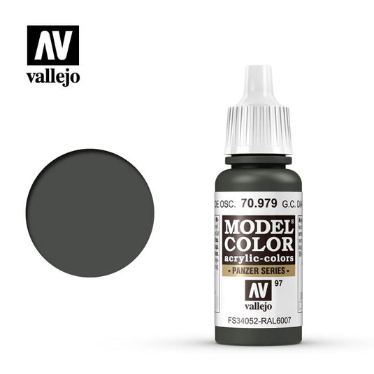 Vallejo Model Color - German Camouflage Dark Green (17 ml)