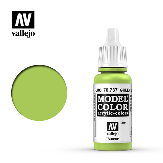 Vallejo Model Color - Fluorescent Green (17 ml)