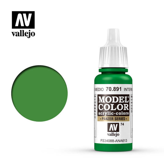 Vallejo Model Color - Intermediate Green (17 ml)