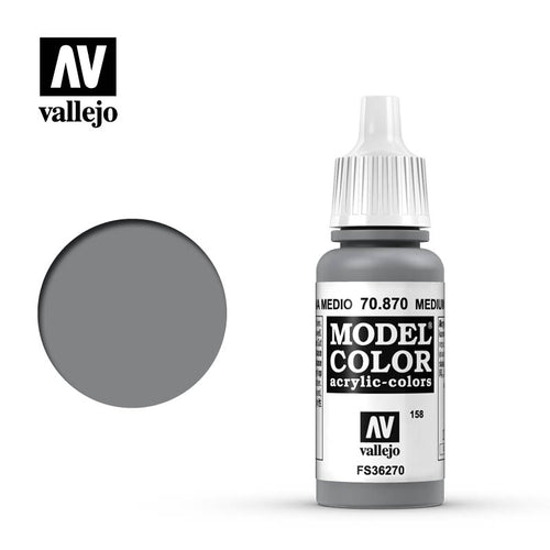 Vallejo Model Color - Medium Sea Grey (17 ml)