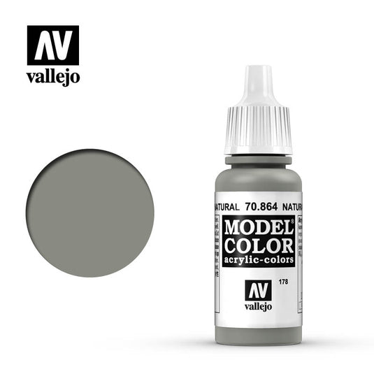 Vallejo Model Color - Natural Steel (17 ml)