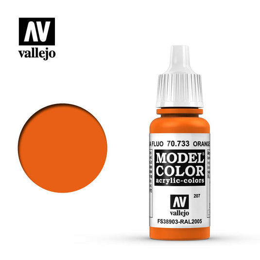 Vallejo Model Color - Fluorescent Orange (17 ml)