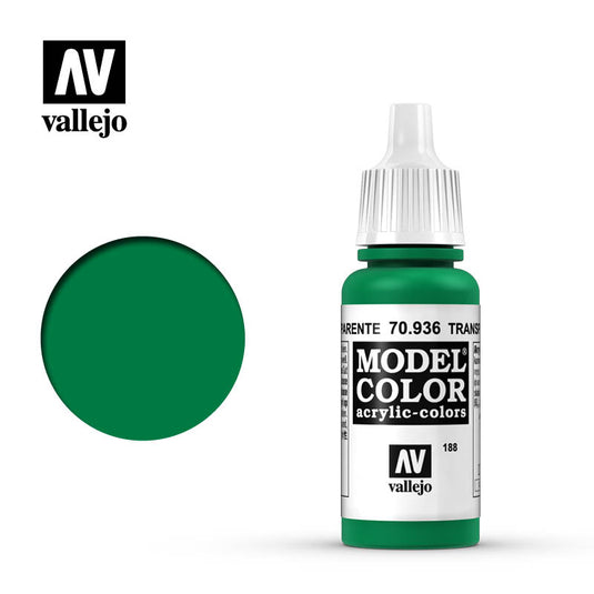 Vallejo Model Color - Transparent Green (17 ml)