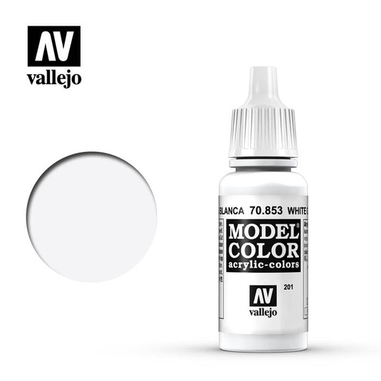 Vallejo Model Color - White Glaze (17 ml)