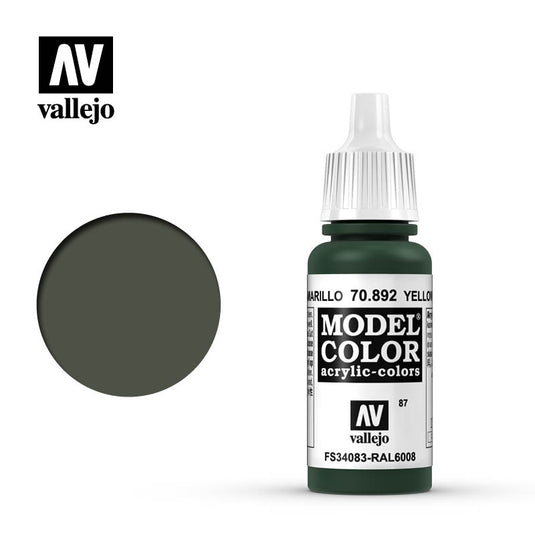 Vallejo Model Color - Yellow Olive (17 ml)