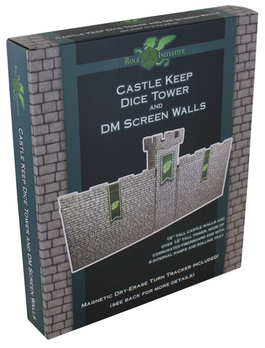Role 4 Initiative: Castle Keep Dice Tower and DM Screen Walls