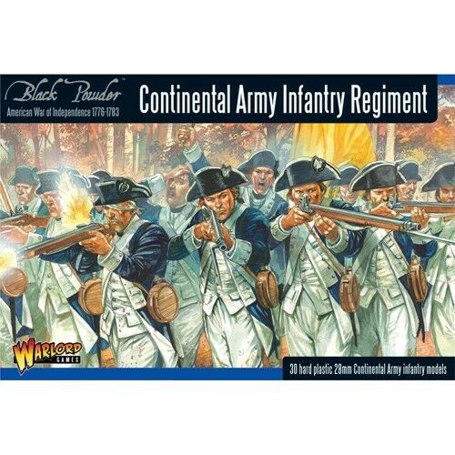 Continental Army Infantry Regiment (Plastic Box)