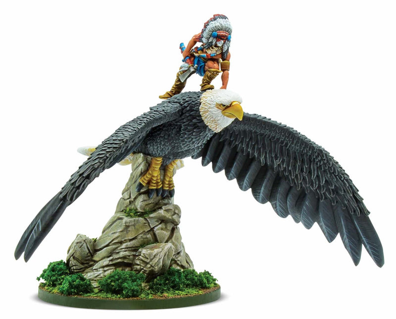 Load image into Gallery viewer, Mythic Americas: Tribal Nations - Sachem Warlord Mounted on War Eagle
