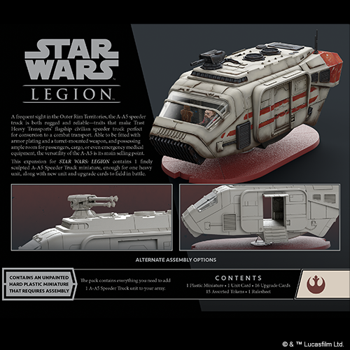 Load image into Gallery viewer, Star Wars Legion: A-A5 Speeder Truck
