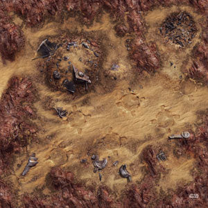 Desert Junkyard Game Mat
