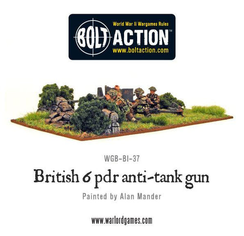 British Army 6 Pounder AT Gun