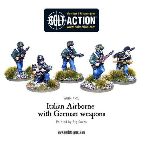 Italian Airborne with German weapons
