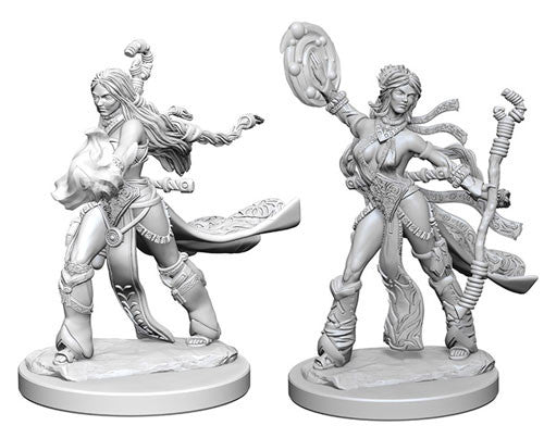 Pathfinder Battles Deep Cuts Unpainted Minis: W1 Human Female Sorcerer