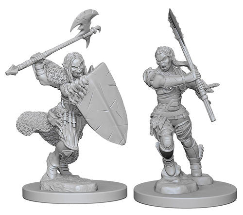 Pathfinder Battles Deep Cuts Unpainted Minis: W1 Half-Orc Female Barbarian