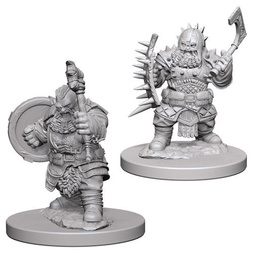 Pathfinder Battles Deep Cuts Unpainted Minis: W4 Dwarf Male Barbarian