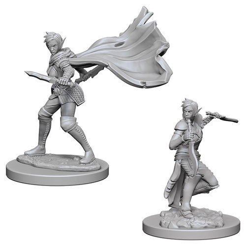 Pathfinder Battles Deep Cuts Unpainted Minis: W4 Elf Female Rogue