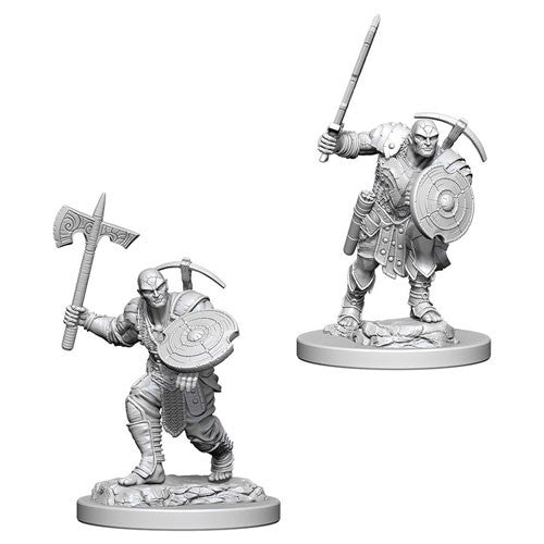 D&D Nolzur's Marvelous Unpainted Miniatures: W4 Earth Genasi Male Fighter