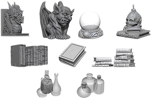 WizKids Deep Cuts Unpainted Minis: W5 Wizard's Room