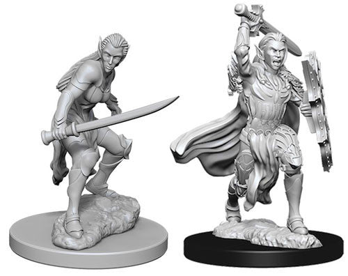 D&D Nolzur's Marvelous Unpainted Miniatures: W6 Female Elf Fighters