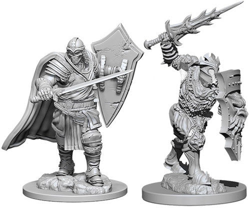 D&D Nolzur's Marvelous Unpainted Miniatures: W6 Death Knight & Helmed Horror