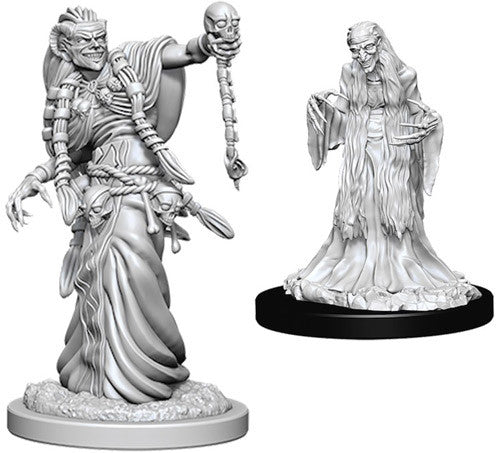 D&D Nolzur's Marvelous Unpainted Miniatures: W6 Green Hag & Night Hag