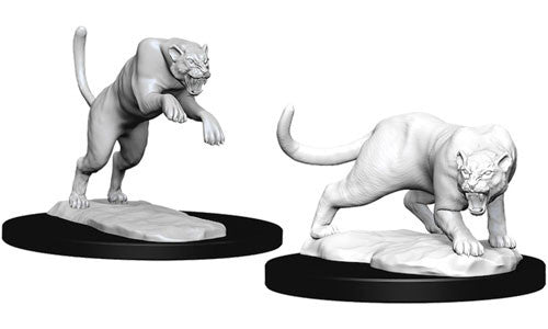 D&D Nolzur's Marvelous Unpainted Miniatures: W6 Panther & Leopard