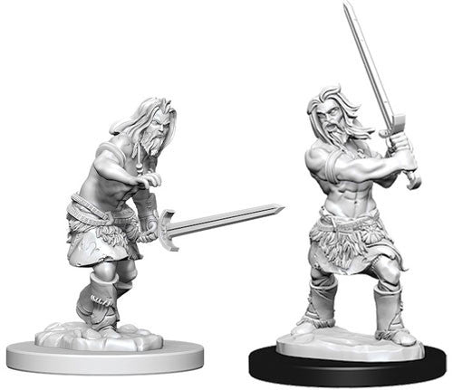 Pathfinder Battles Deep Cuts Unpainted Minis: W6 Male Human Barbarian