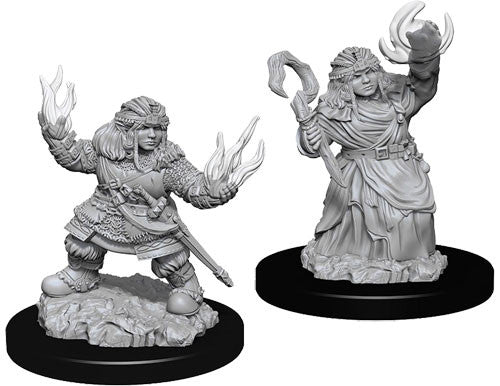 Pathfinder Battles Deep Cuts Unpainted Minis: W7 Female Dwarf Summoner