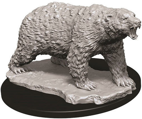 WizKids Deep Cuts Unpainted Minis: W9 Polar Bear