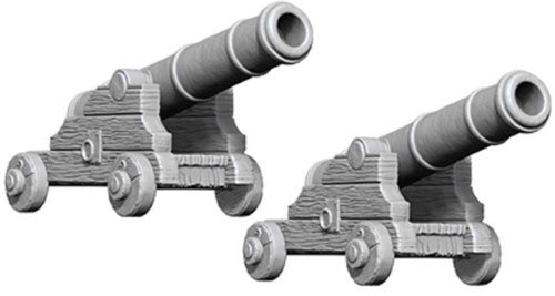 WizKids Deep Cuts Unpainted Minis: W9 Cannons