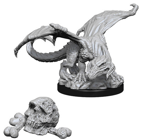 D&D Nolzur's Marvelous Unpainted Miniatures: W10 Black Dragon Wyrmling