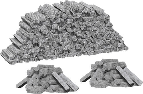 WizKids Deep Cuts Unpainted Minis: W10 Piles of Wood