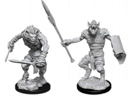 D&D Nolzur's Marvelous Unpainted Minis: W12 Gnoll & Gnoll Flesh Gnawer
