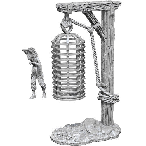 WizKids Deep Cuts Unpainted Minis: W12.5 Hanging Cage
